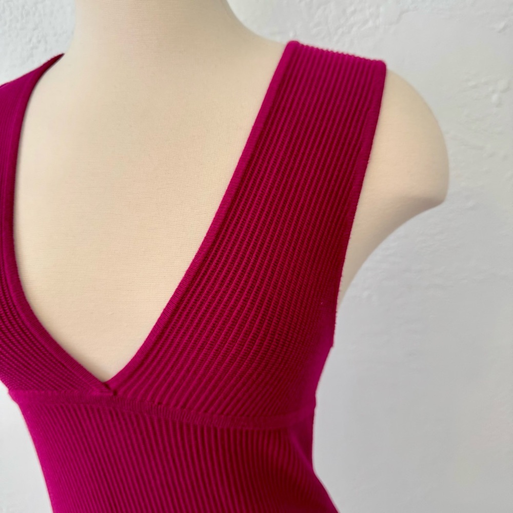 House of Harlow 1960 V-Neck Knit Dress